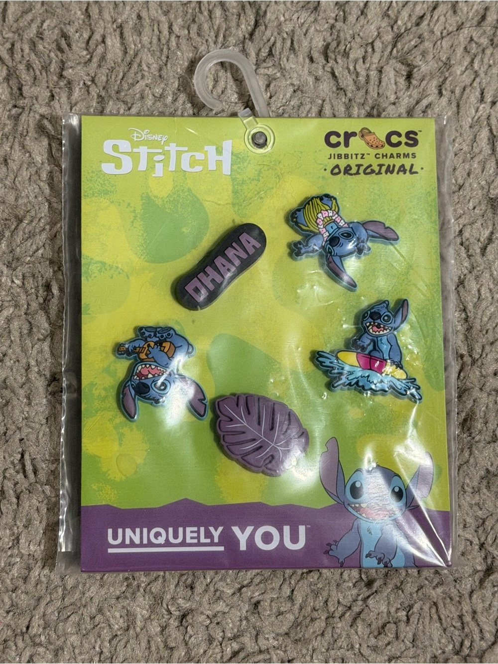 Crocs Disney Stitch Purple Jibbitz Charms